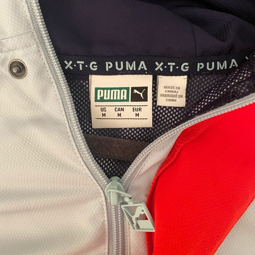 Vintage Puma Lightweight Rain Pullover Brand New with Zipper Pocket - Picture 5 of 5